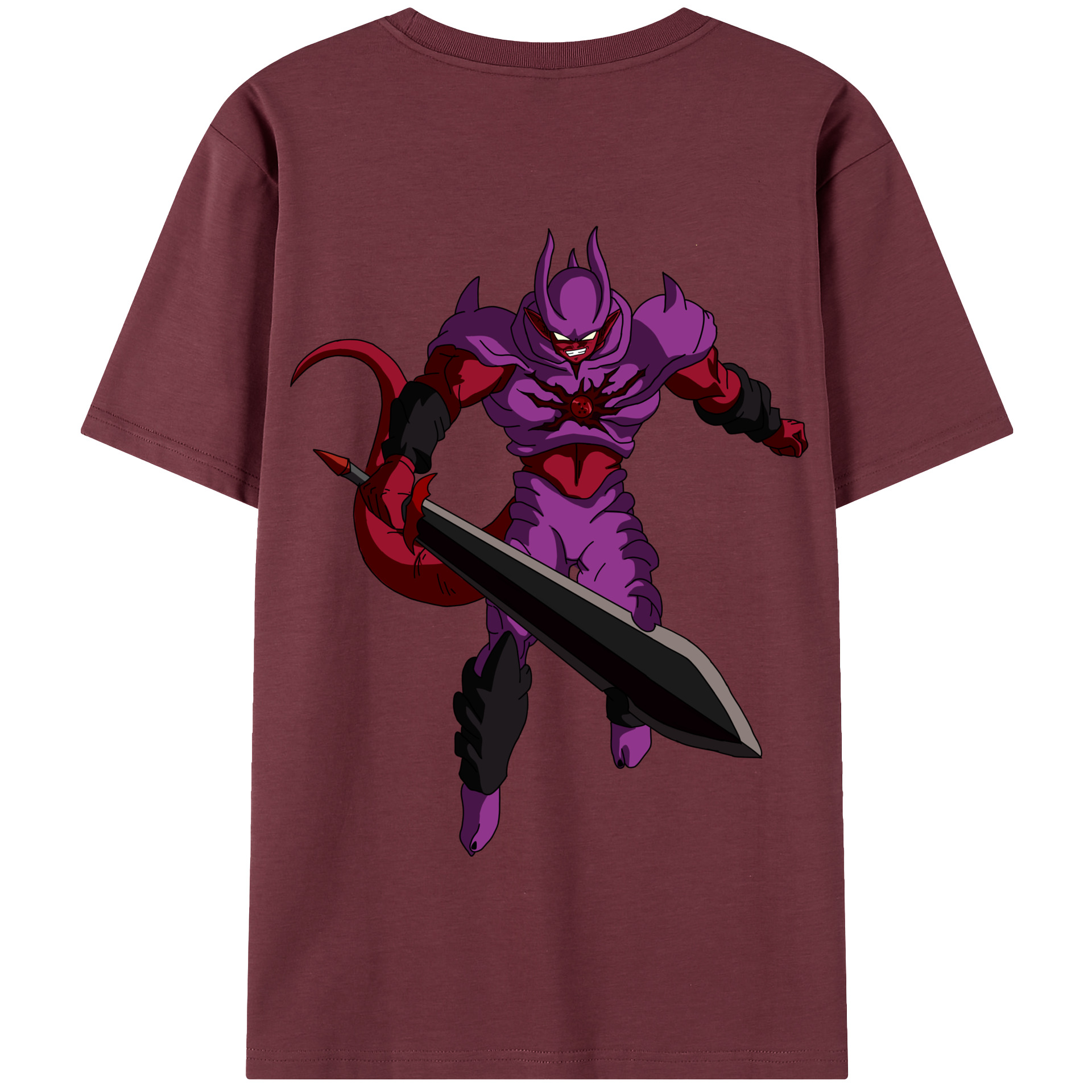 （画像用） ドラゴンボール ジャネンバ DRAGON BALL Janemba 綿100％半袖Tシャツ（背面プリント）